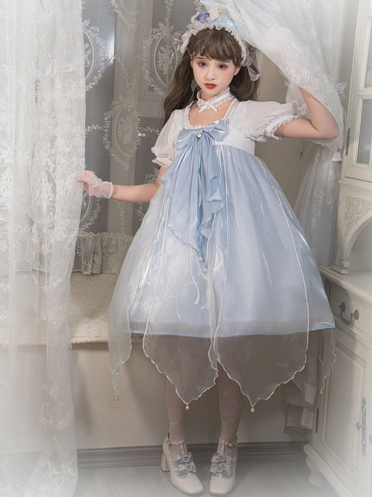 Your Princess~Sweet Lolita Blue Jellyfish Princess Dress   