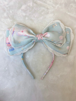 DreamWhale - Sweet Lolita Accessory Puppy-themed Headdress mint green KC In stock