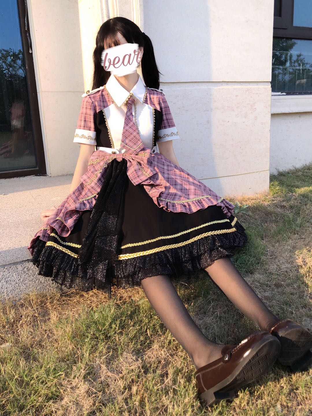 YourHighness~Idol Project~Idol Lolita Fashion Plaid Suit OP   