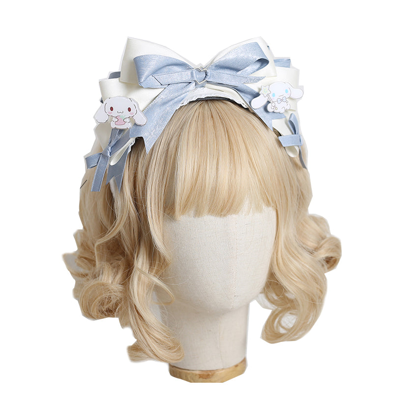 Xiaogui - Kawaii Lolita Cinnamoroll Headdress KC No.1 big bow KC