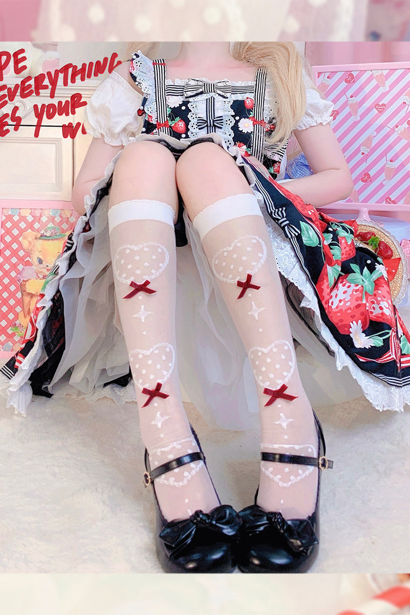 Roji roji - Super Thin Summer Lolita Knee Socks
