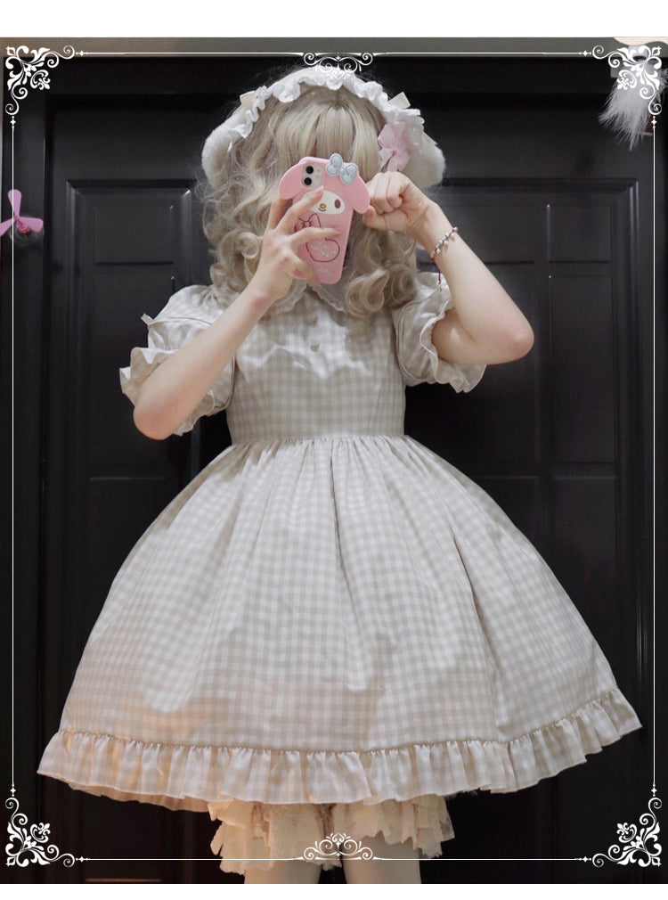 Alice Bunny Lolita Short Sleeve OP Dress   