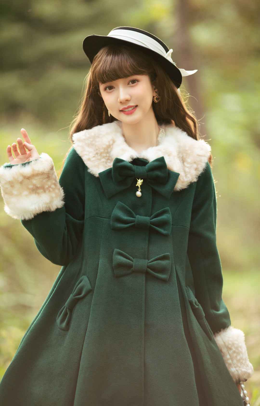 (Buyforme)Unideer~Casual Lolita Winter Wool Down Coat Multicolors