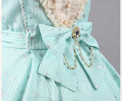 Strawberry Witch - Midsummer Star - Foil Printing Lolita JSK Dress Solid Color
