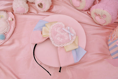 Alice Girl~Sweet Lolita KC~Candy Cat Bow Headband   