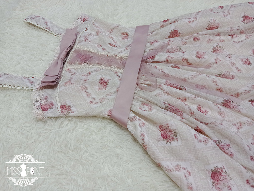 Miss Point - Woody Rose - Elegant Floral Lolita JSK