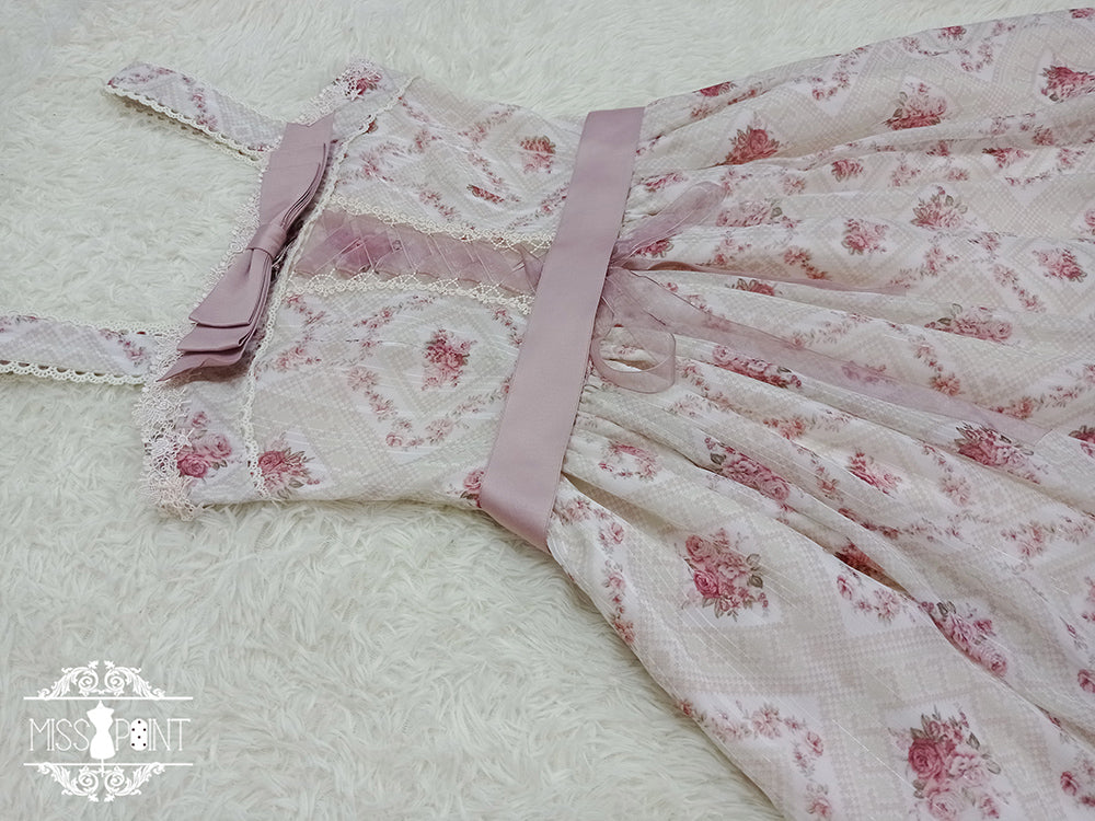 Miss Point~Woody Rose~Elegant Floral Lolita JSK   