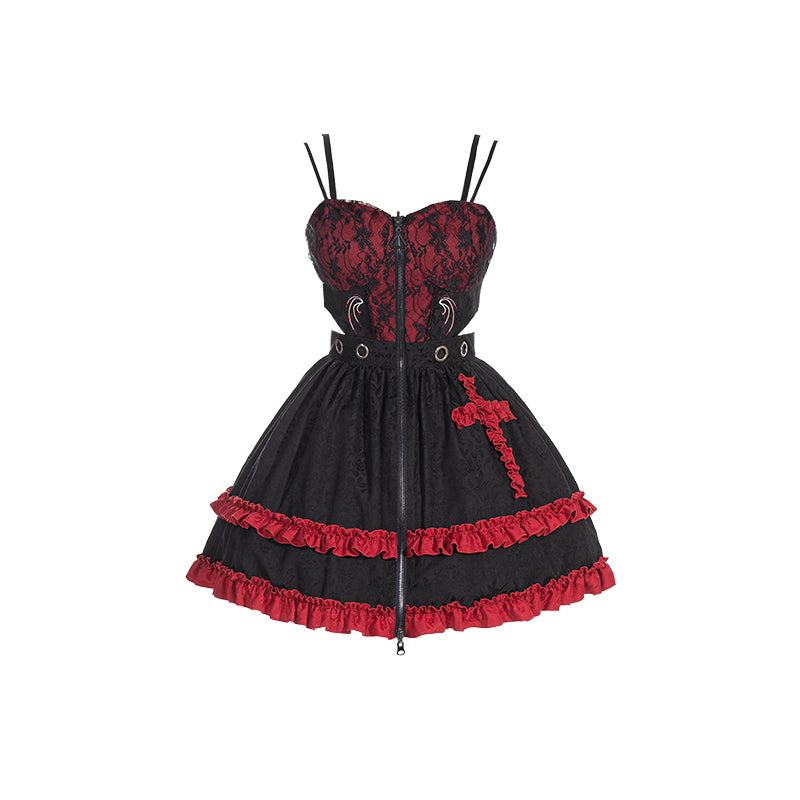 With PUJI - Judgment Day - Sexy Gothic Lolita JSK