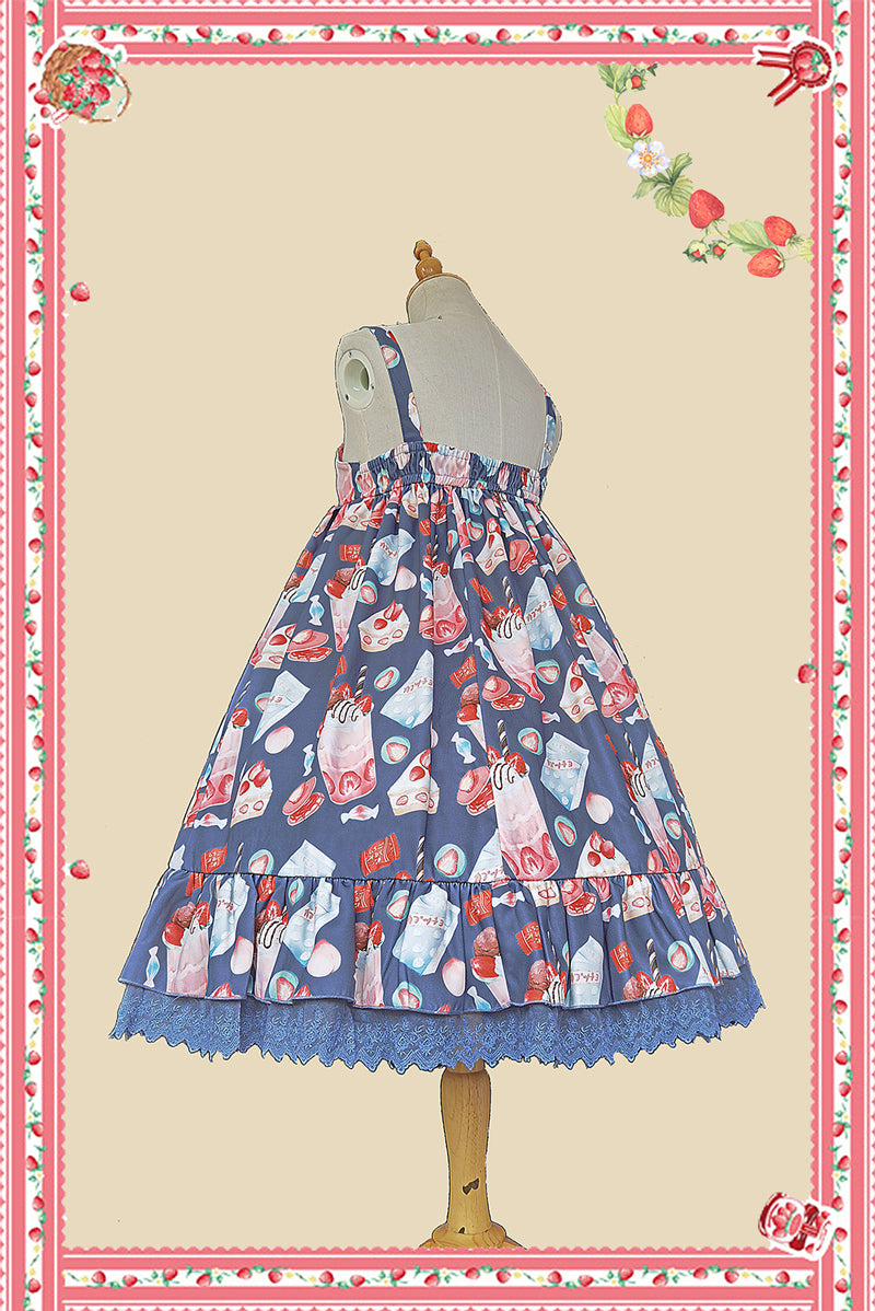 Infanta~About Strawberry~Sweet Lolita JSK Dress   