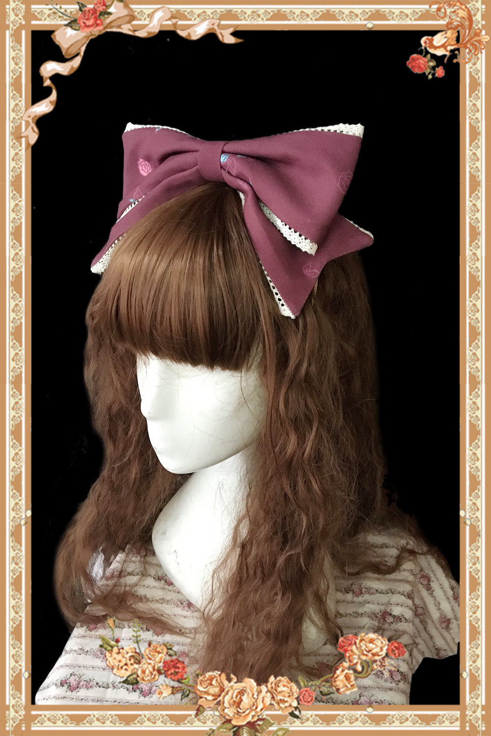 Infanta~Sweet Lolita KC Multicolors free size burgundy 
