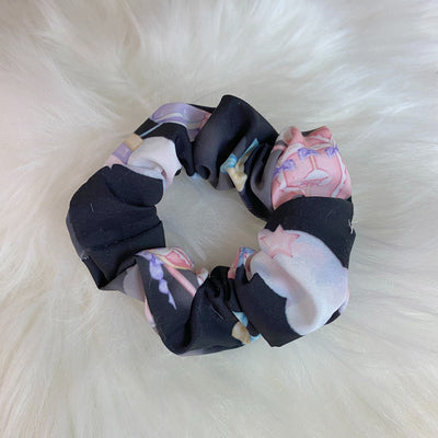 DreamWhale - Sweet Lolita Accessory Puppy-themed Headdress black+pink hair rope In stock