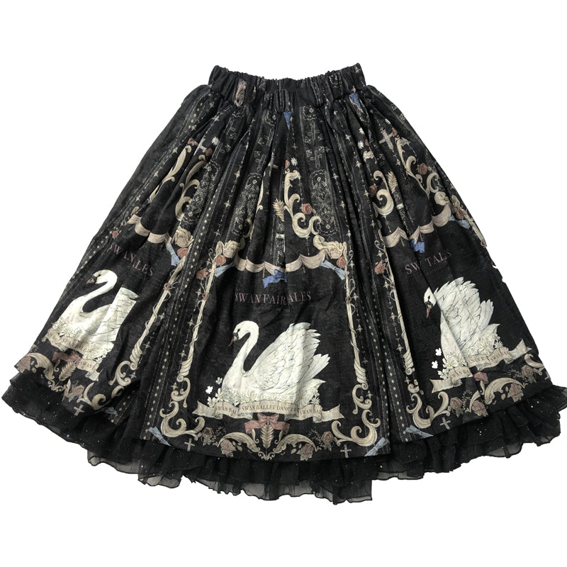 NanShengGe~Elegant Lolita Blouse and SK S-M black SK 