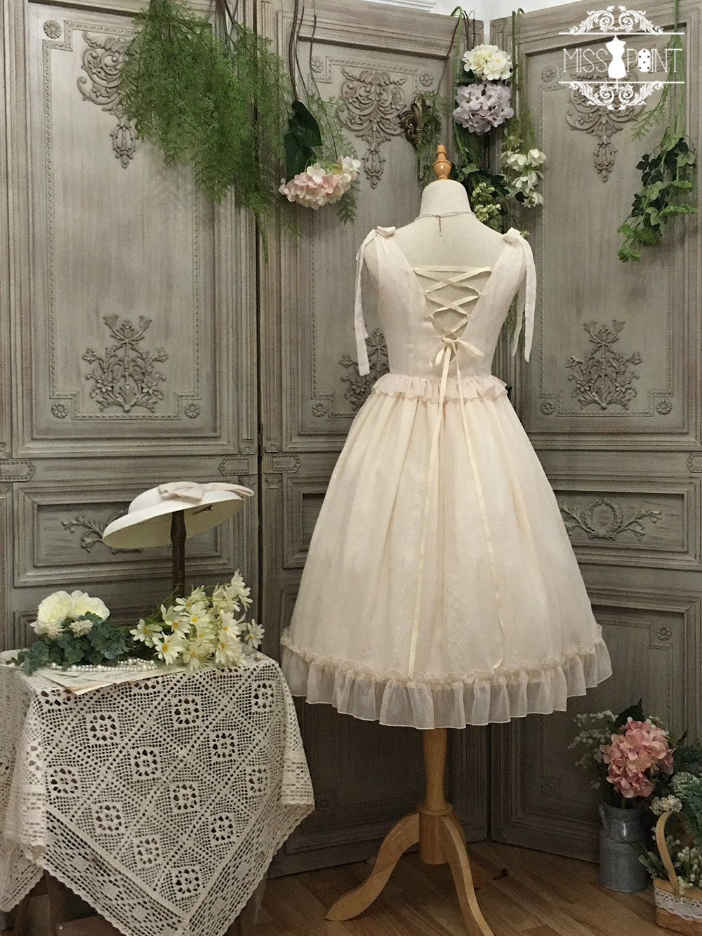Miss point~Rhine Riverside~French Vintage Chiffon Lolita JSK 1802:45727