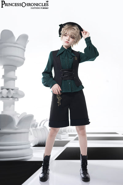 Princess Chronicles~Retro Elegant Ouji Lolita Blouse Multicolors   