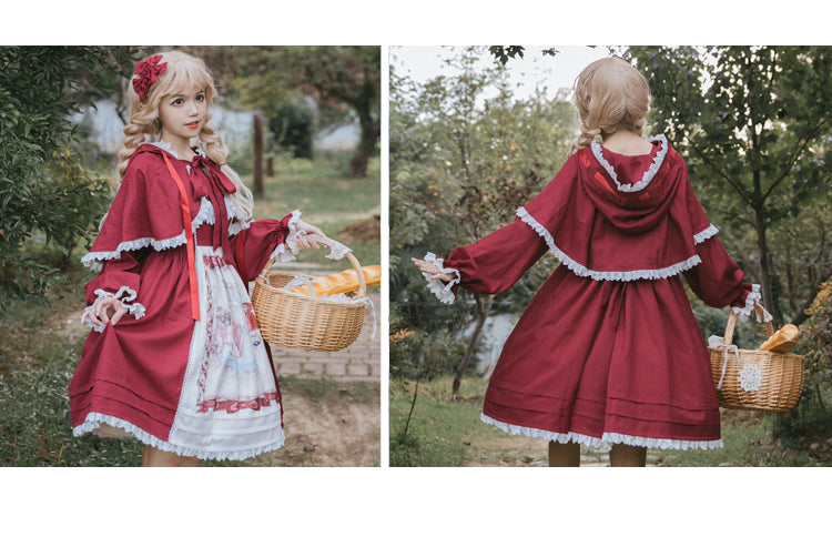 Eieyomi - Little Red Riding Hood - Sweet Lolita JSK Dress