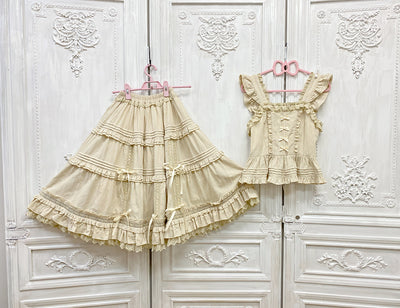 Little Dipper~Gone with the Wind~Elegant Lolita Corset S apricot yellow (corset only) 
