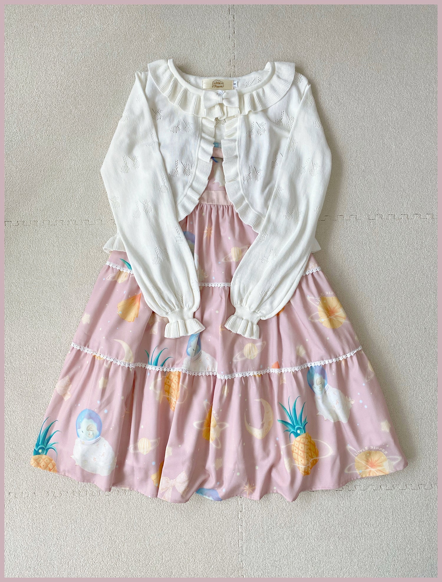 Little Dipper~Sweet Lolita Coat Long-sleeved Cotton Cardigan