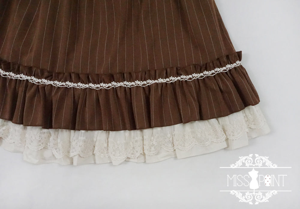 Miss point~Rose Silhouette~Vintage Classic Lolita OP   