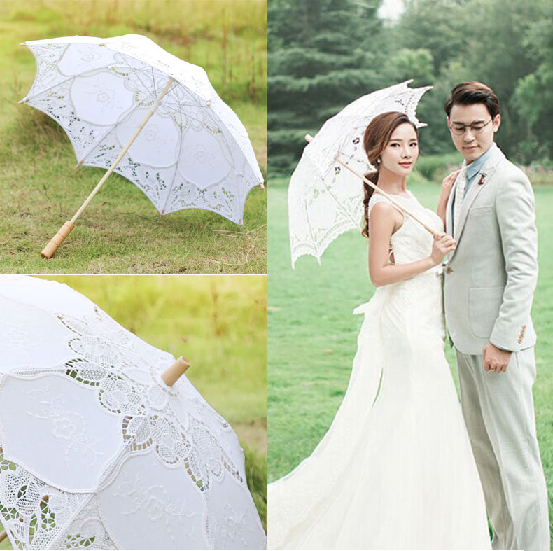 Hollow Lace Princess Lolita Parasol