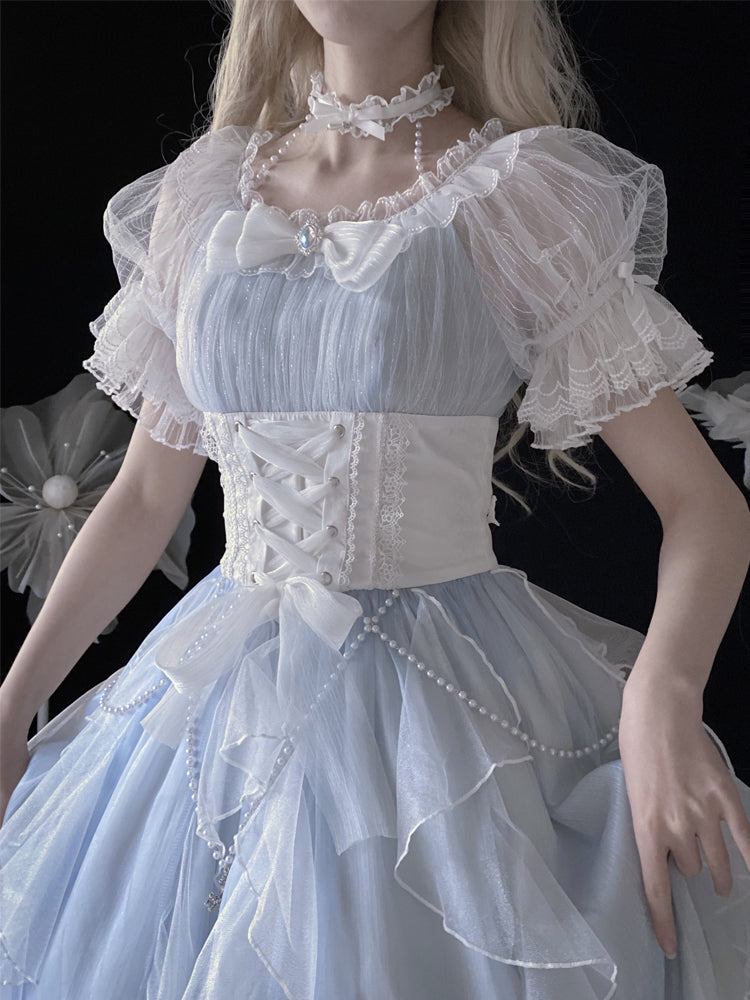 Your Princess~Mermaid Princess~ Lolita Short Sleeve OP Dress   