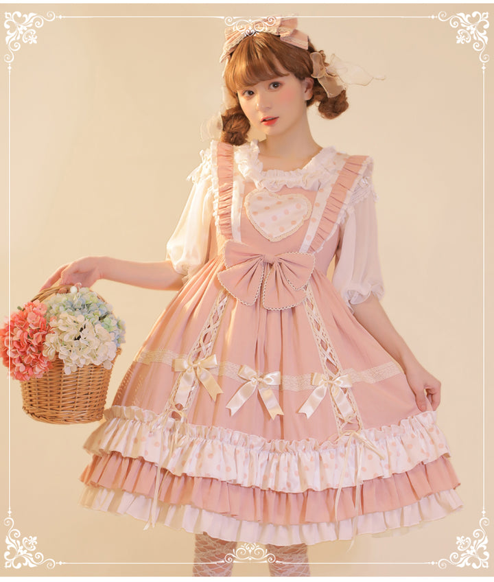 Eieyomi~Sweet Lolita Cotton Princess JSK Dress   