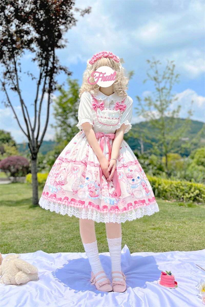 (Buyforme)Hanguliang~Miaoka Ice Cream~Kawaii Lolita JSK Dress