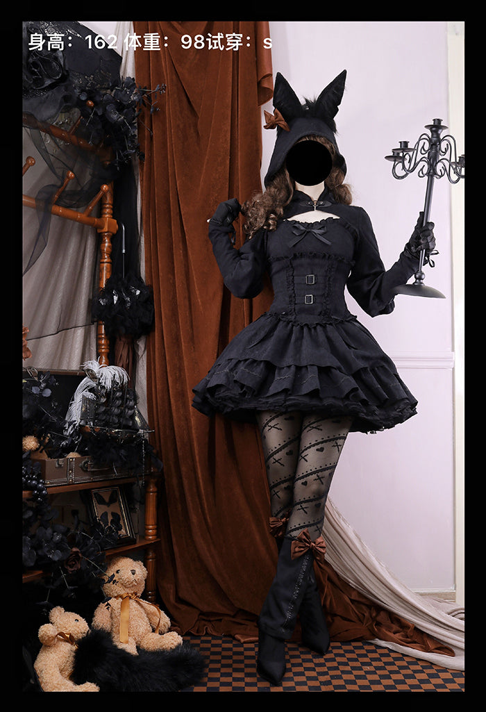 Alice Girl~Gothic Lolita Jumper Dress~The Hunter JSK Multicolor   