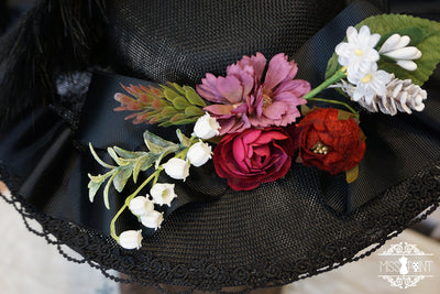 Miss point~Sally's Garden~Country Lolita Straw Top Hat   