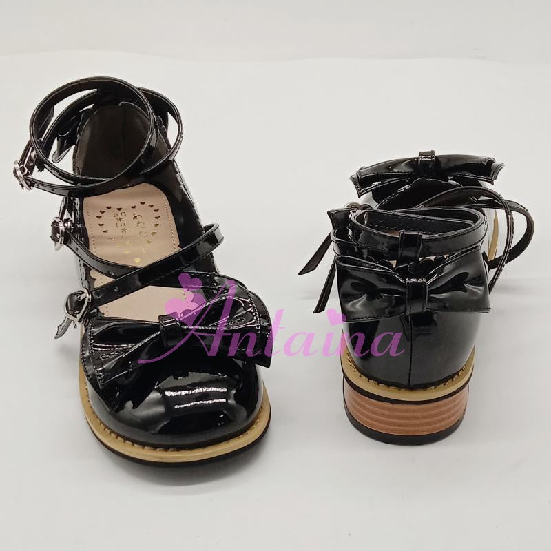 Antaina~Sweet Lolita Shoes Japanese Style Tea Party Lolita Shoes Size 42-45   