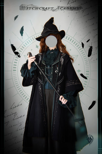 Arca et Ovis~Magic School~Embroidered Woolen Ouji Lolita Coat Vest   