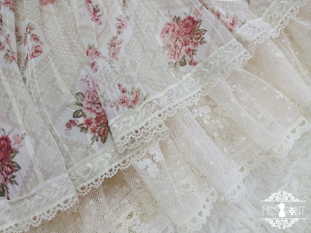 Miss Point - Woody Rose - Elegant Floral Lolita JSK