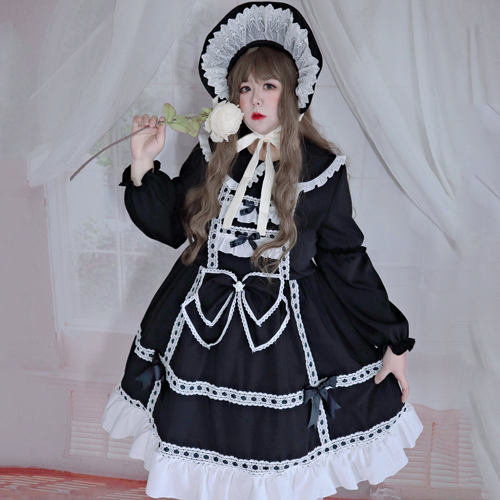 (BuyForMe) Rouroudream~Plus Size Lolita OP Dress Vintage Winter Dress   