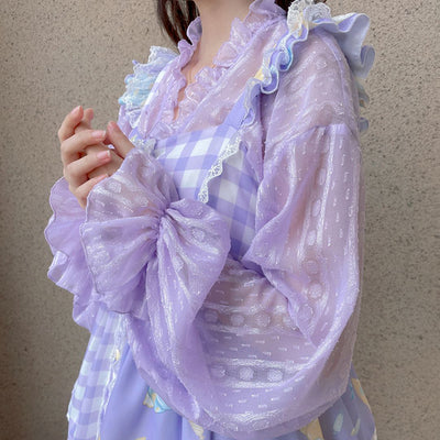 (BuyForMe) Sakurada Fawn~Chiffon Puff Sleeve Lolita Cardigan   