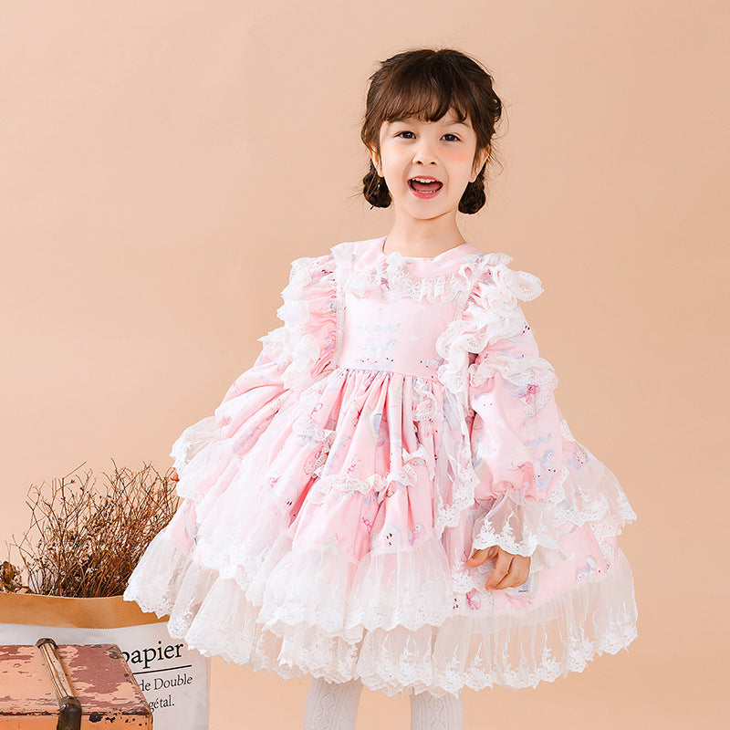 Kid Lolita Spring Princess Dress   