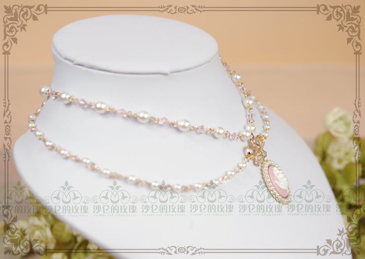 Rose of Sharon - Retro Lolita Necklace 4 Colors