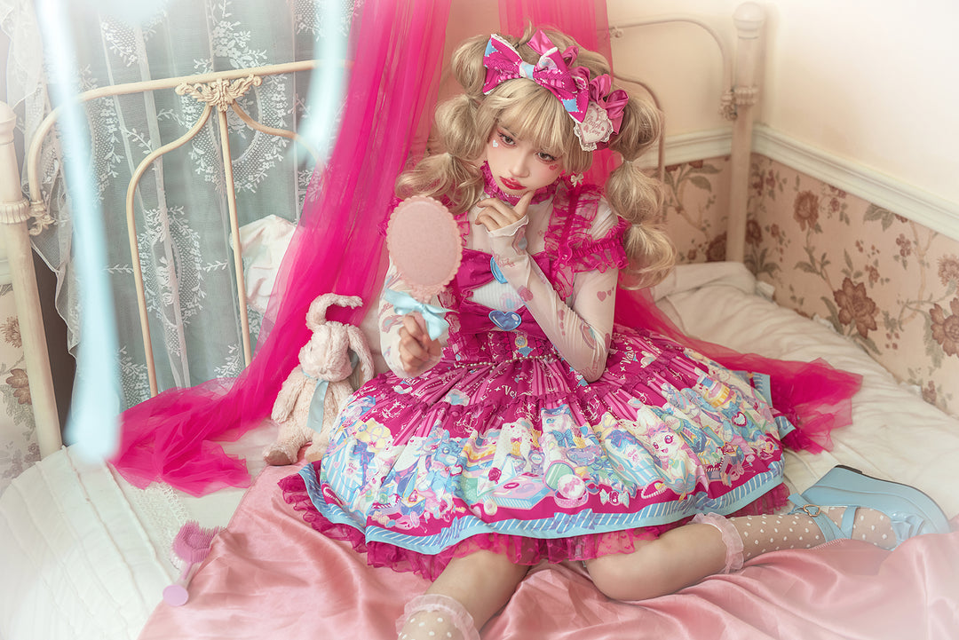 (Buyforme)Vcastle~Maiden's Treasure~Sweet Lolita Salopette and SK   