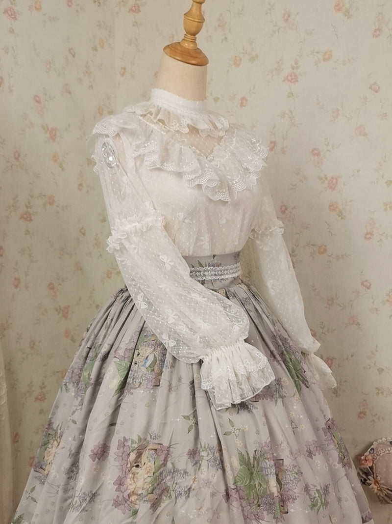 NanShengGe~Elegant Lolita Long Sleeve Blouse   