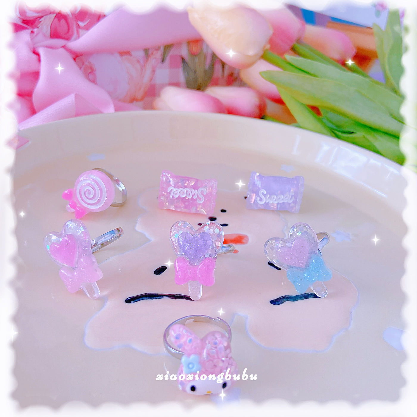 (Buyforme)Bear Doll~Kawaii Lolita Ring Sweet Lolita Accessory   