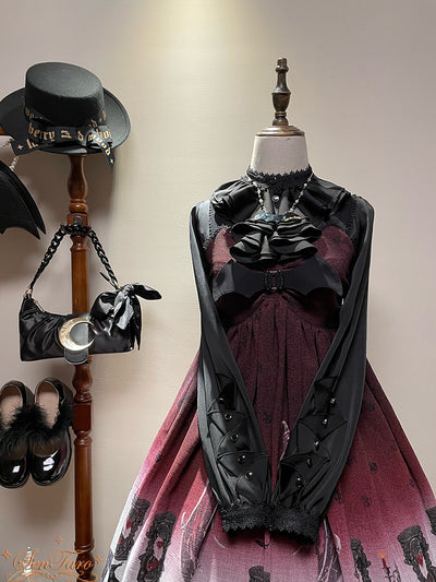 Sentaro~Dark Forest~Elegant Baroque Lolita Blouse   