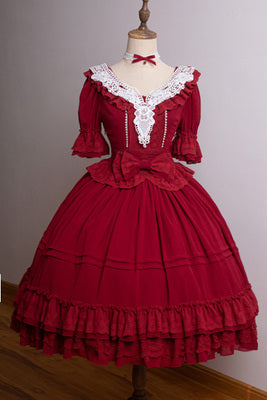 (BuyForMe) Dawn and Morning~The Dawn Song~Multicolors Plus Size Lolita OP Dress   