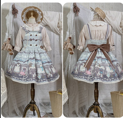 With PUJI~Embrace Stars~Jacquard Cotton Blouse   