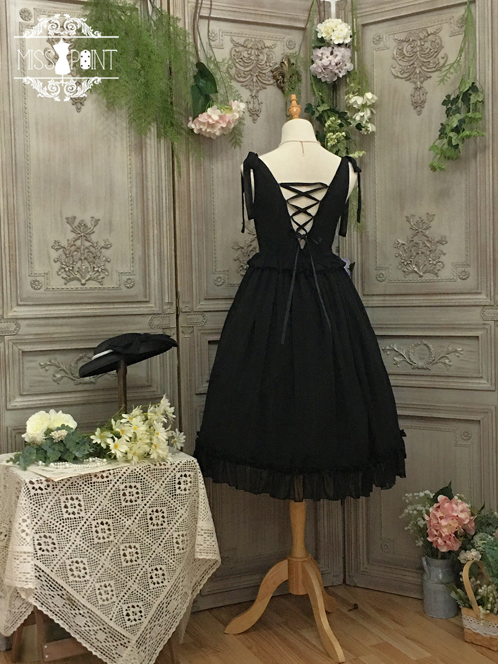 Miss point~Rhine Riverside~French Vintage Chiffon Lolita JSK 1802:45713