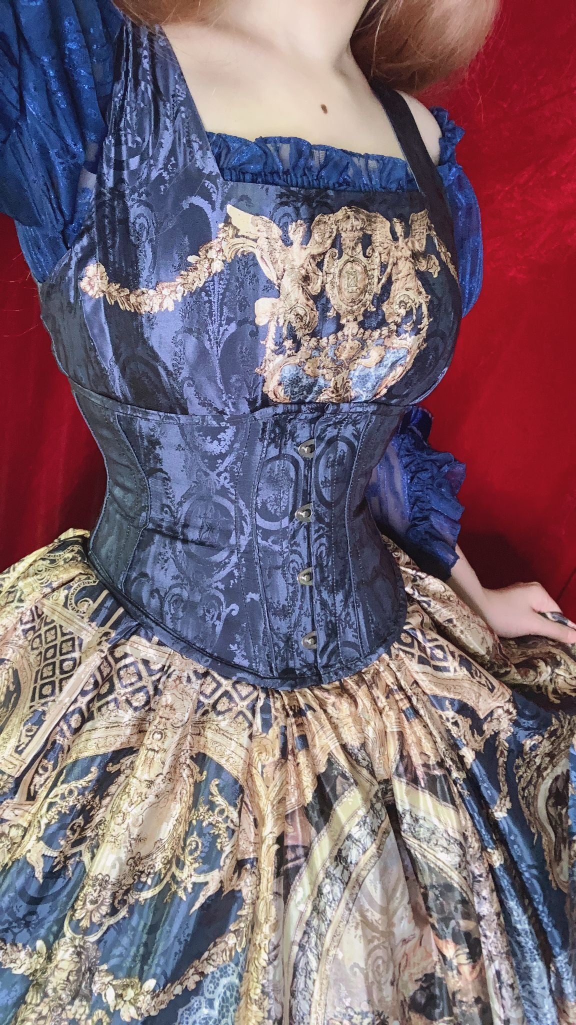 Krad Lanrete~Echoes of Versailles~French Style Multicolors Lolita Corset   
