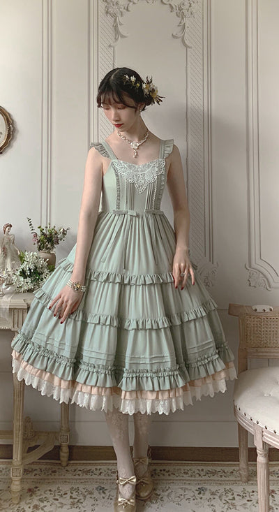 Alice Girl~Camellia Blooms~Elegant Lolita JSK Dress   