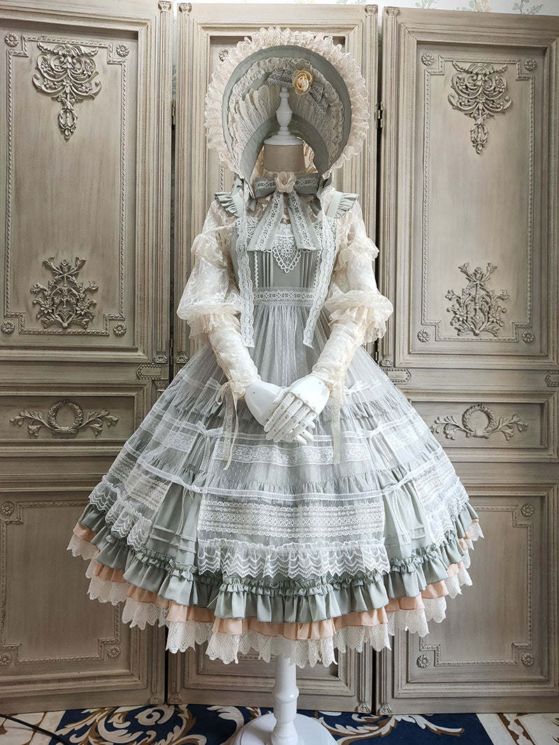 Alice Girl~Camellia Blooms~Elegant Lolita JSK Dress   