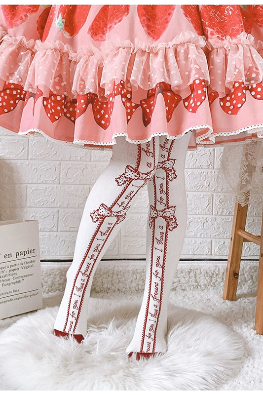 Roji roji~Annie's Gift Cotton Lolita Stockings   