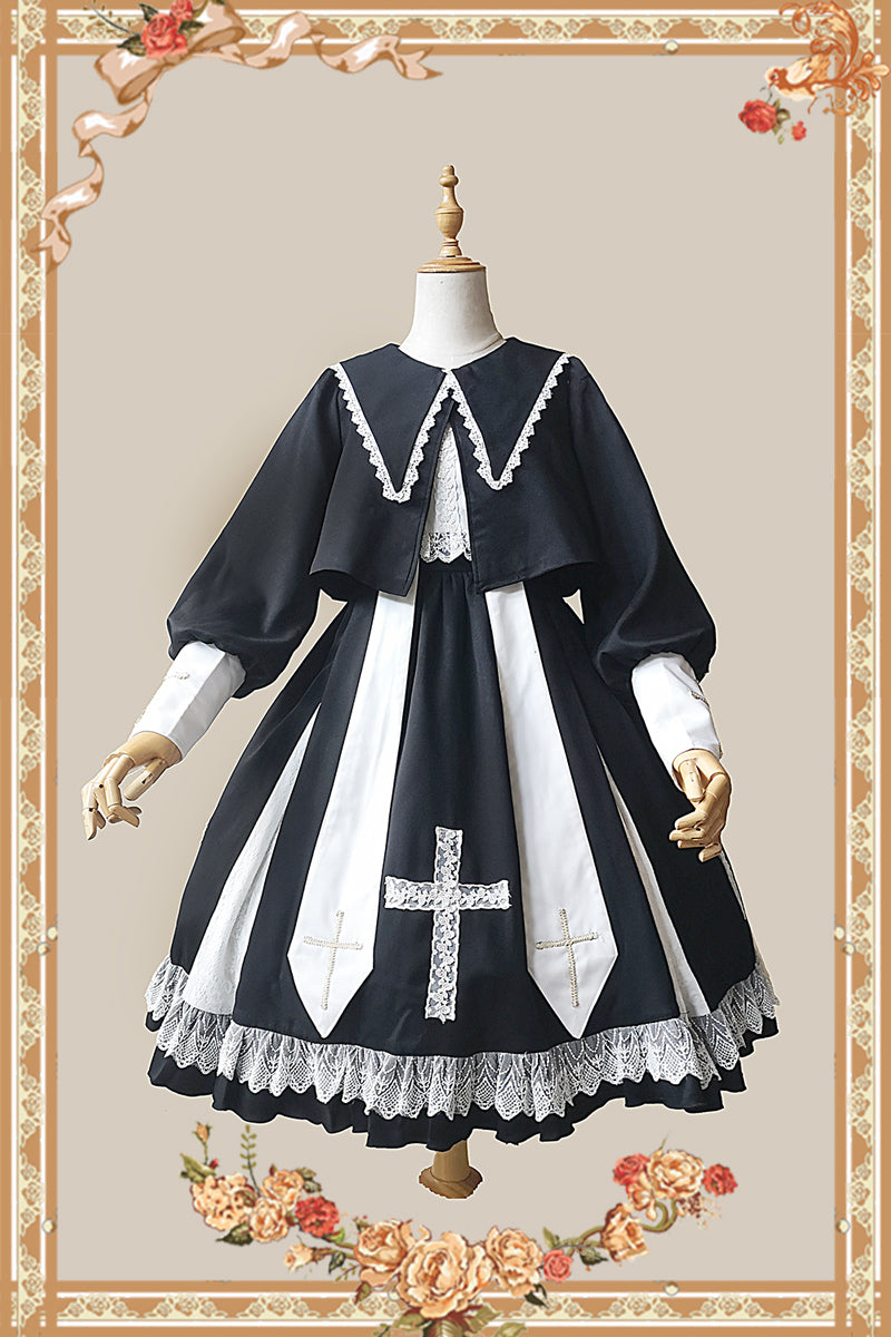 Infanta~Breath of Heaven~Gothic Lolita Jumper Dress S black JSK 
