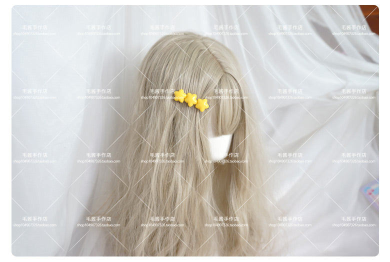 MaoJiang Handmade - Sweet Lolita Hair Pins Star Shape Multicolor