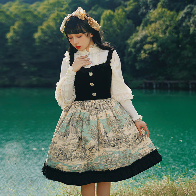 Magic Tea Party~Winter Hunting Period~Classsic Lolita JSK   