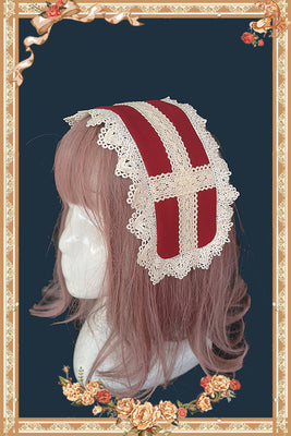 Infanta~Breath of Heaven~Gothic Lolita Jumper Dress S red hairband 